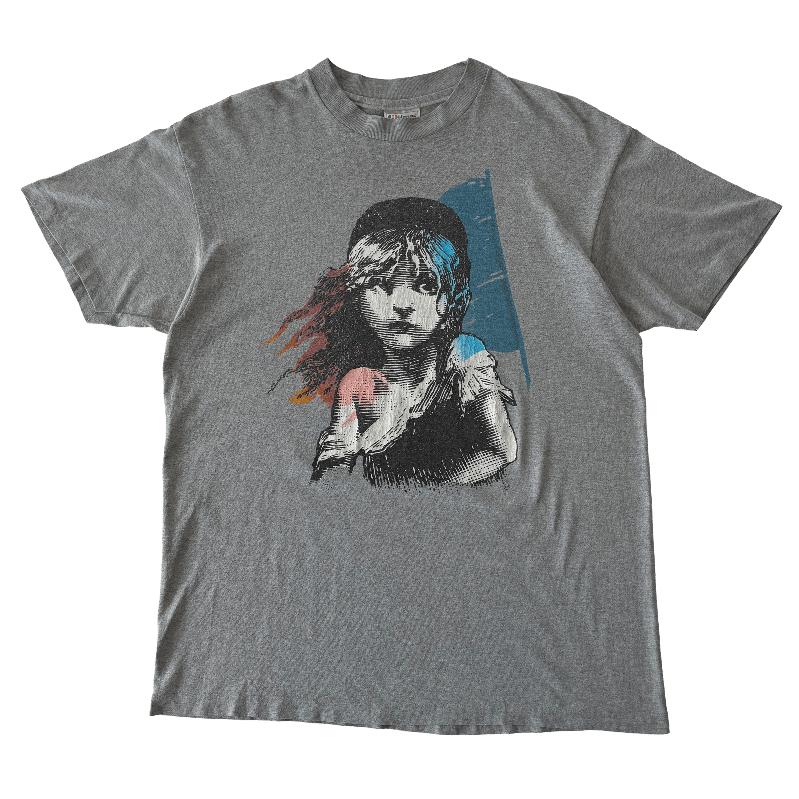 Vintage Vintage 1986 Hanes Les Misérables Tee Made In USA Size US XL / EU 56 / 4 - 1 Thumbnail