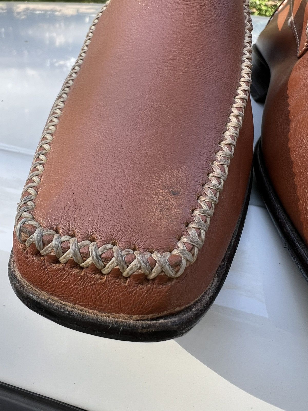 Testoni A. Testoni leather loafers shoes luxury classic Size US 8 / EU 41 - 3 Thumbnail