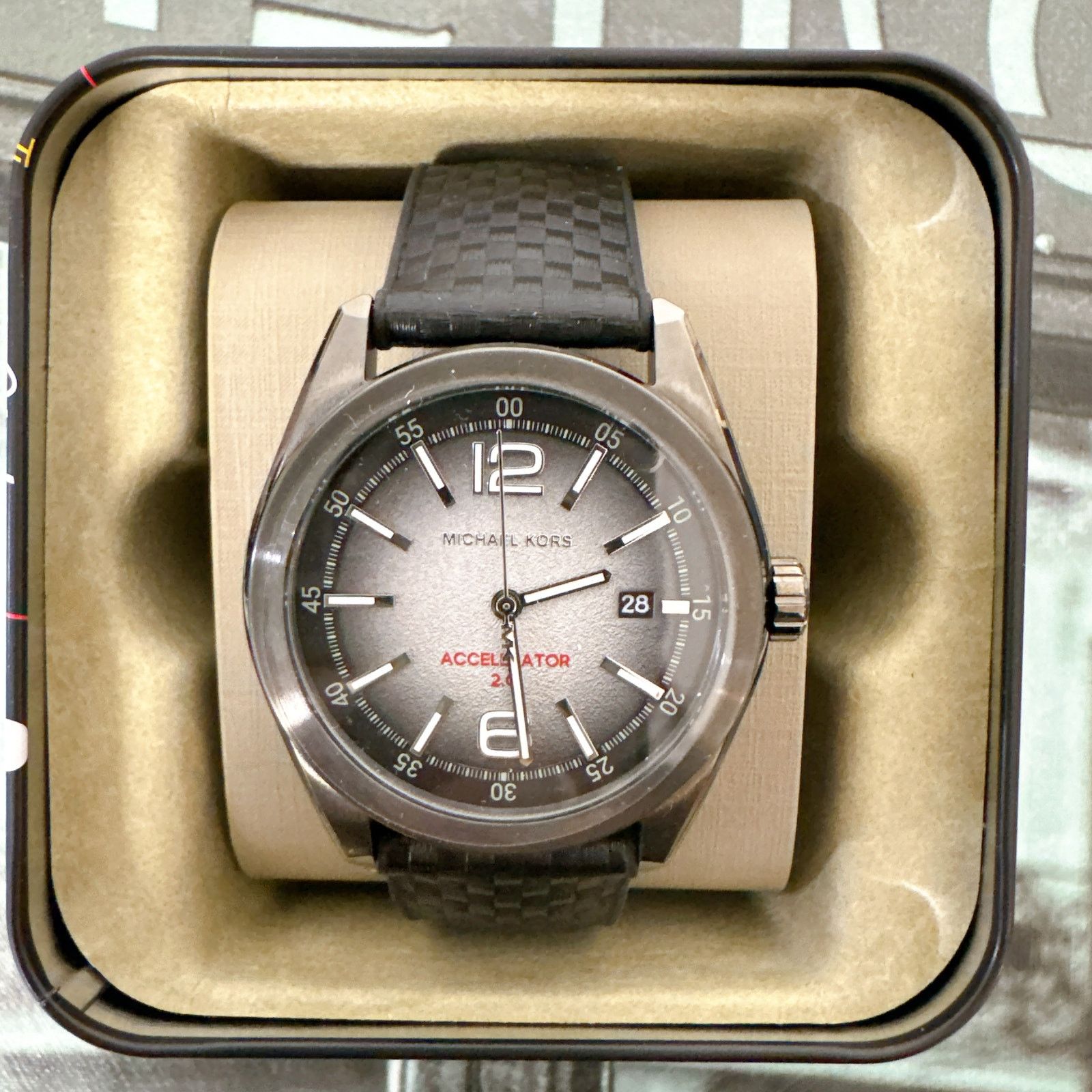 Michael Kors Michael Kors MK9175 Oversized Accelerator Silicone Watch Size ONE SIZE - 2 Thumbnail