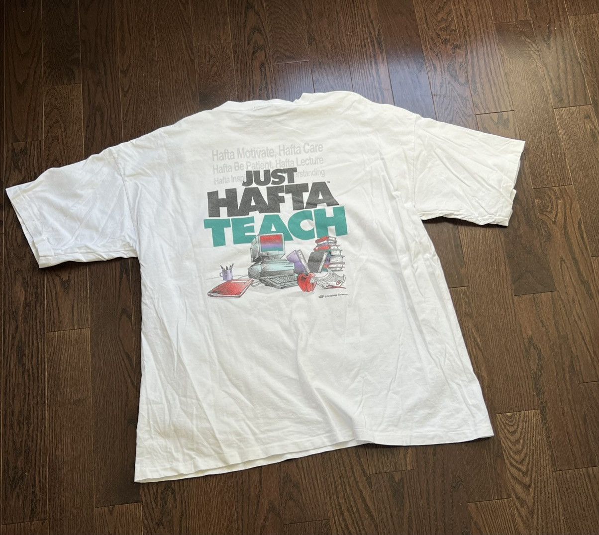 Vintage Vintage T-Shirt 90s Graphic Made in USA Size US XXL / EU 58 / 5 - 1 Thumbnail