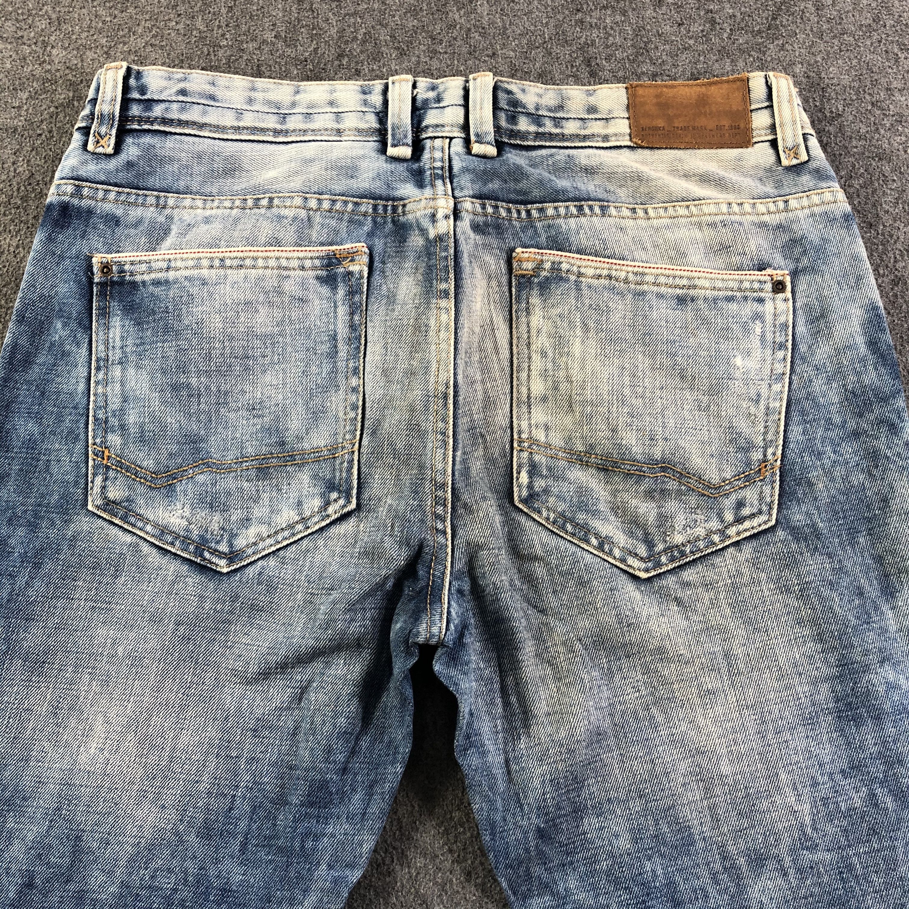 Bershka Bershka Jeans Acid Wash Slim Fit Denim -J2816 Size US 34 / EU 50 - 4 Thumbnail