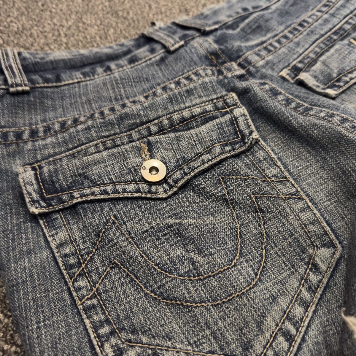 Japanese Brand Y2K Flared Boot Cut Japanese Preton Jean True Religion Style Size US 30 / EU 46 - 10 Thumbnail