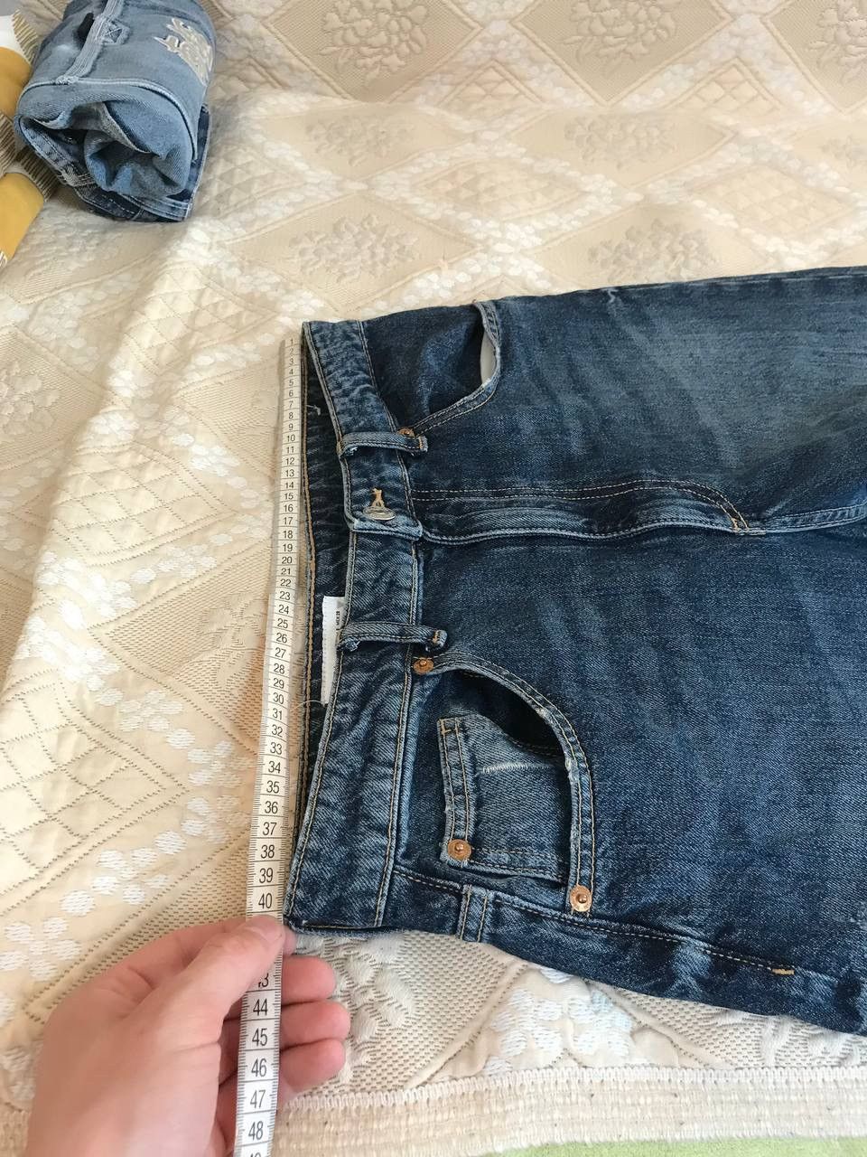 Zara 🔥 Zara Crazy Baggy Wide Denim Pants Jeans Trousers Y2K Rare Size US 31 - 7 Thumbnail