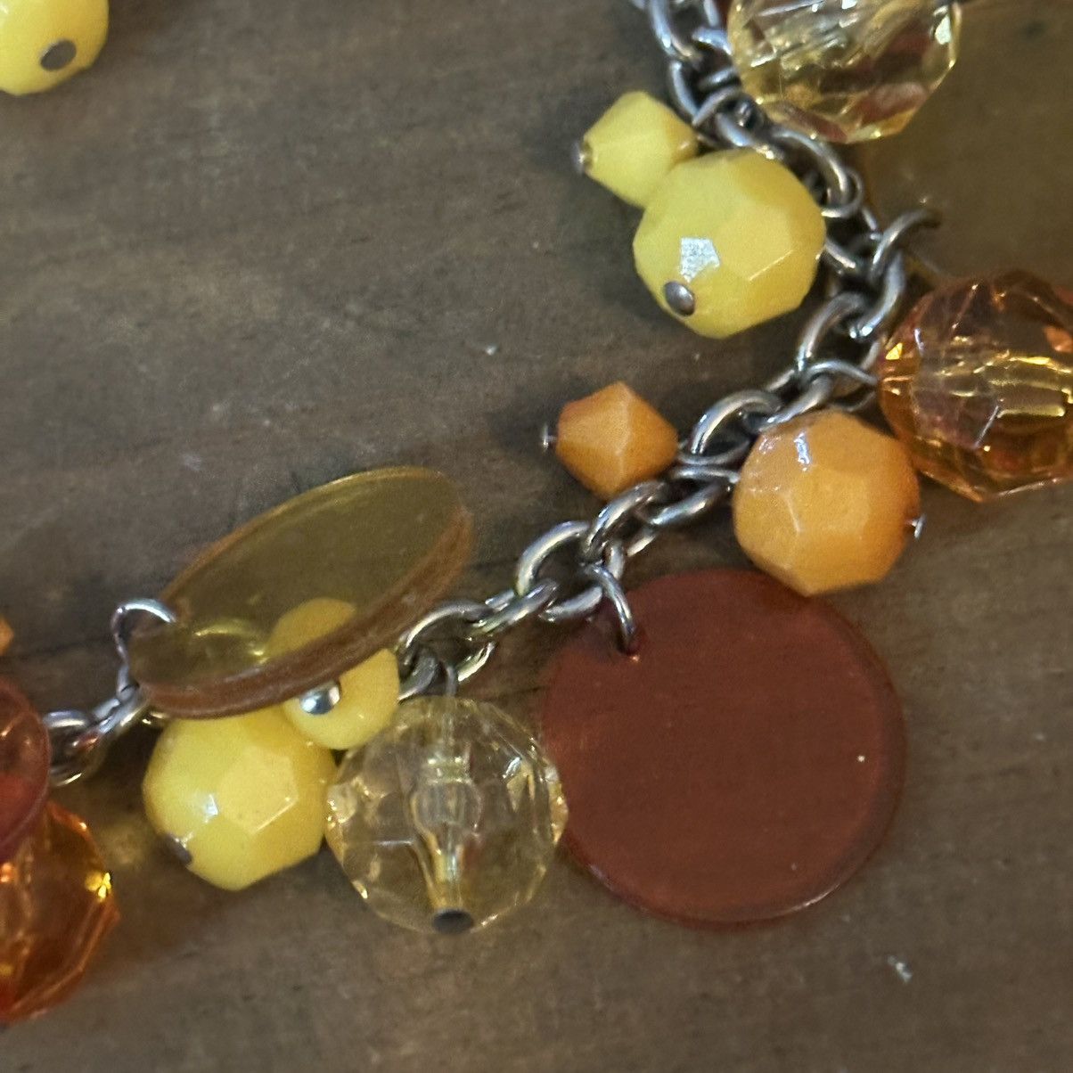 Other Orange and yellow bead cha cha toggle bracelet Size ONE SIZE - 4 Thumbnail