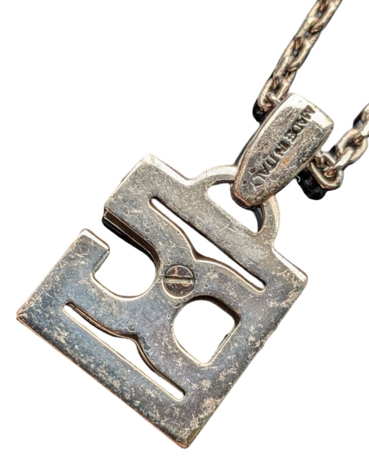 Dolce & Gabbana Dolce & Gabbana 3D Logo Necklace Size ONE SIZE - 3 Thumbnail
