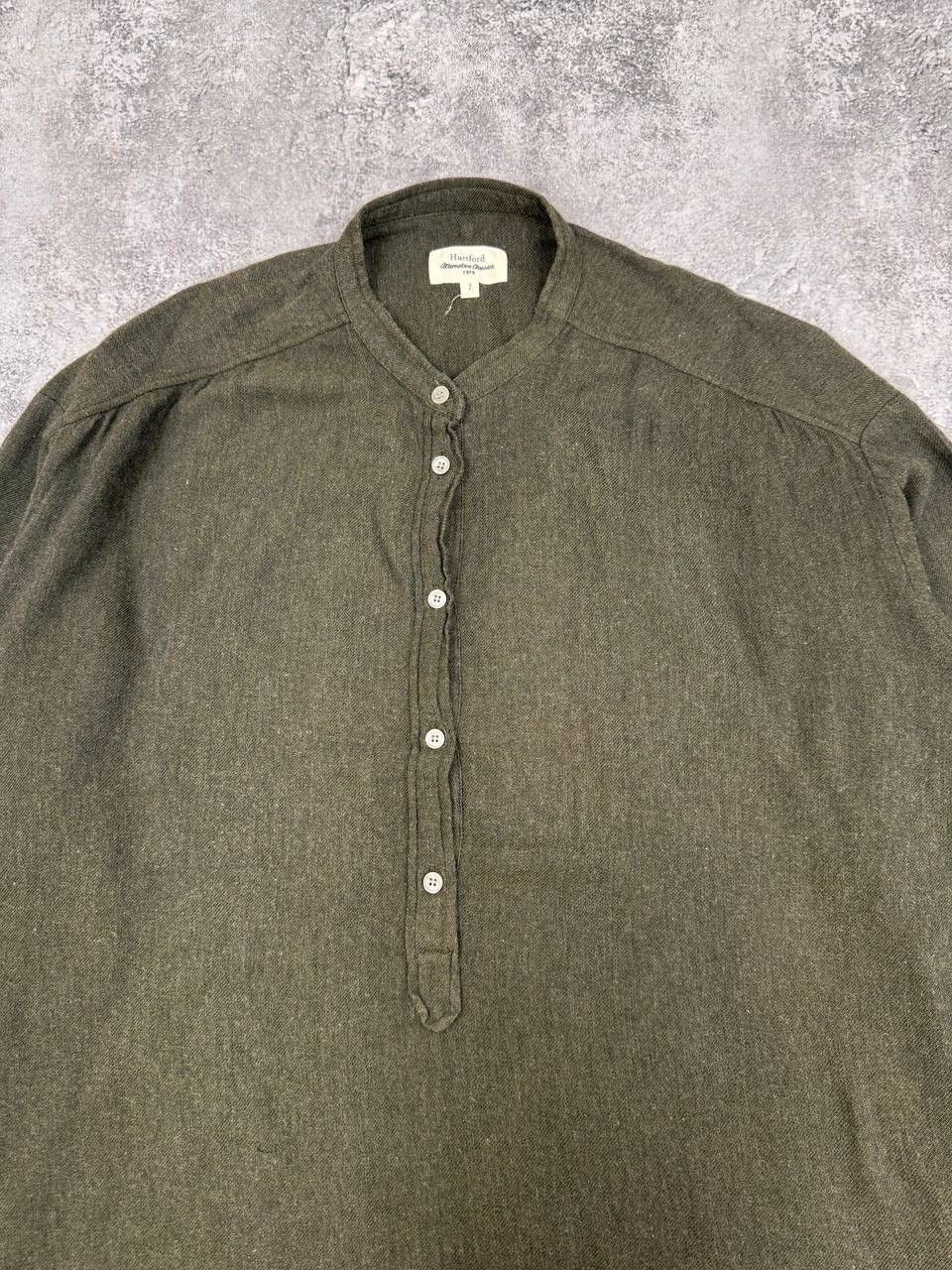 Hartford Hartford Alternative Classics Shirt Dark Green Size M/L Size US L / EU 52-54 / 3 - 3 Thumbnail
