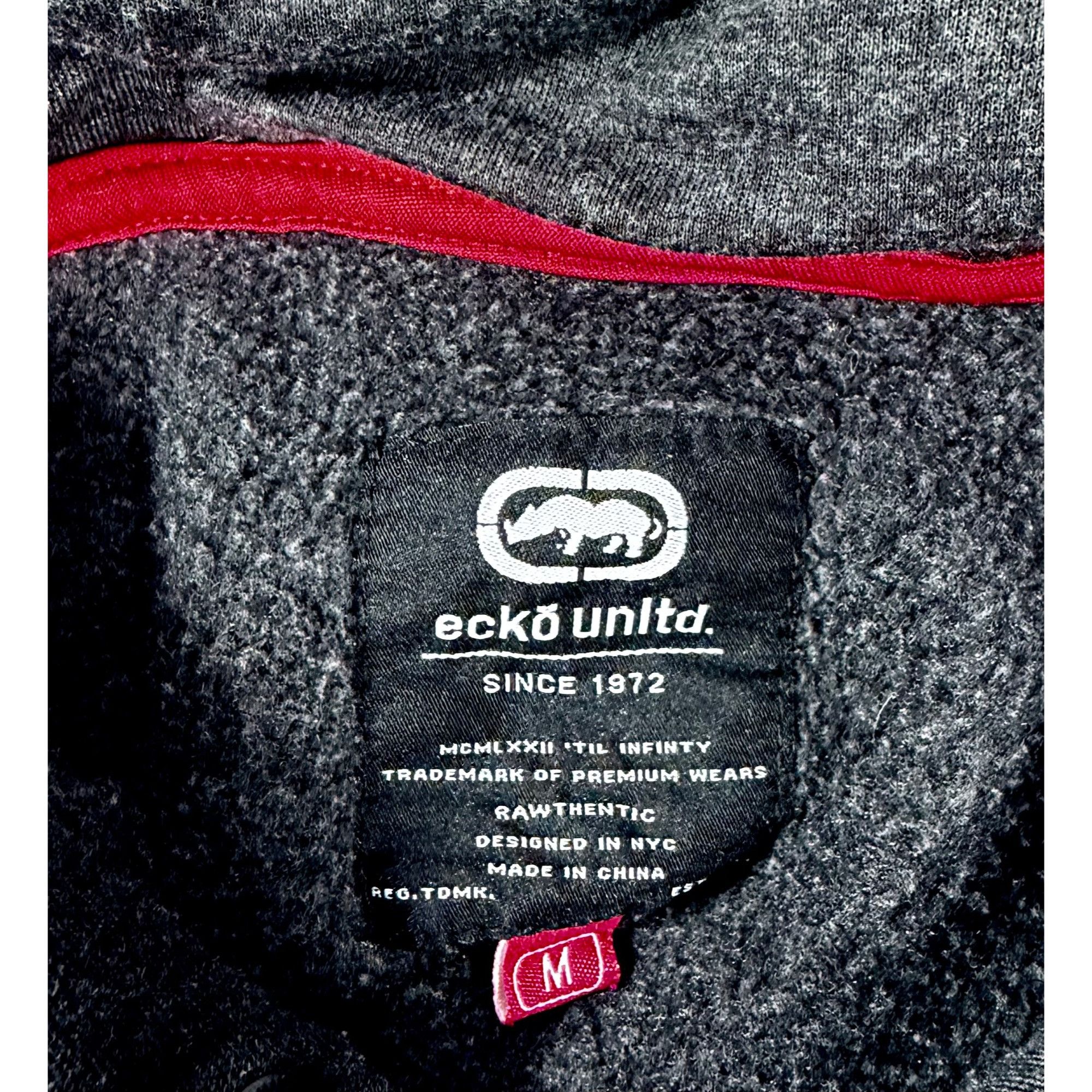 Ecko Unltd. Ecko Unltd Rhino Hoodie Sweatshirt M Black Street Wear Hip H Size US M / EU 48-50 / 2 - 3 Thumbnail