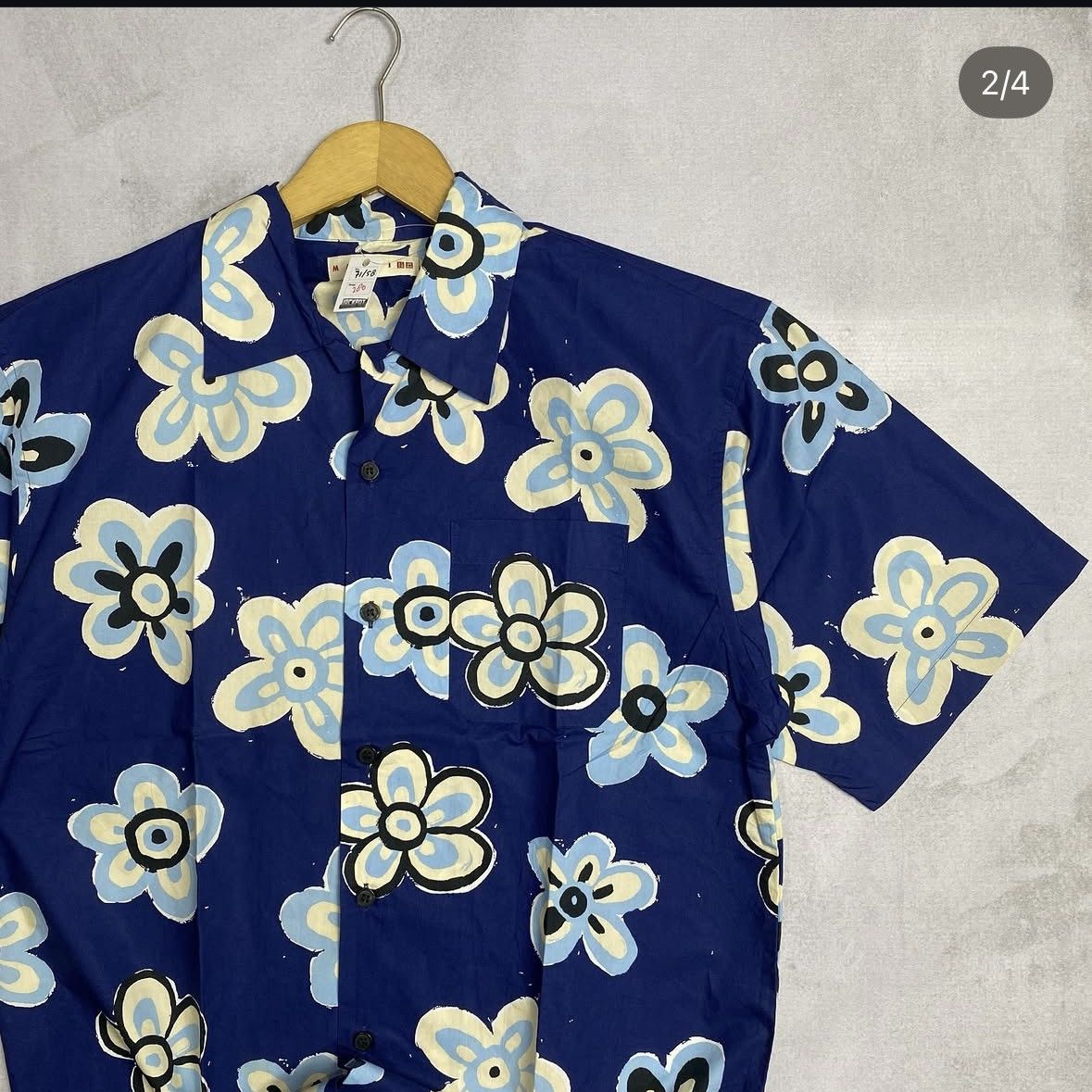 Marni × Uniqlo Uniqlo x Marni Oversized Open Collar Shirt Size US M / EU 48-50 / 2 - 2 Thumbnail
