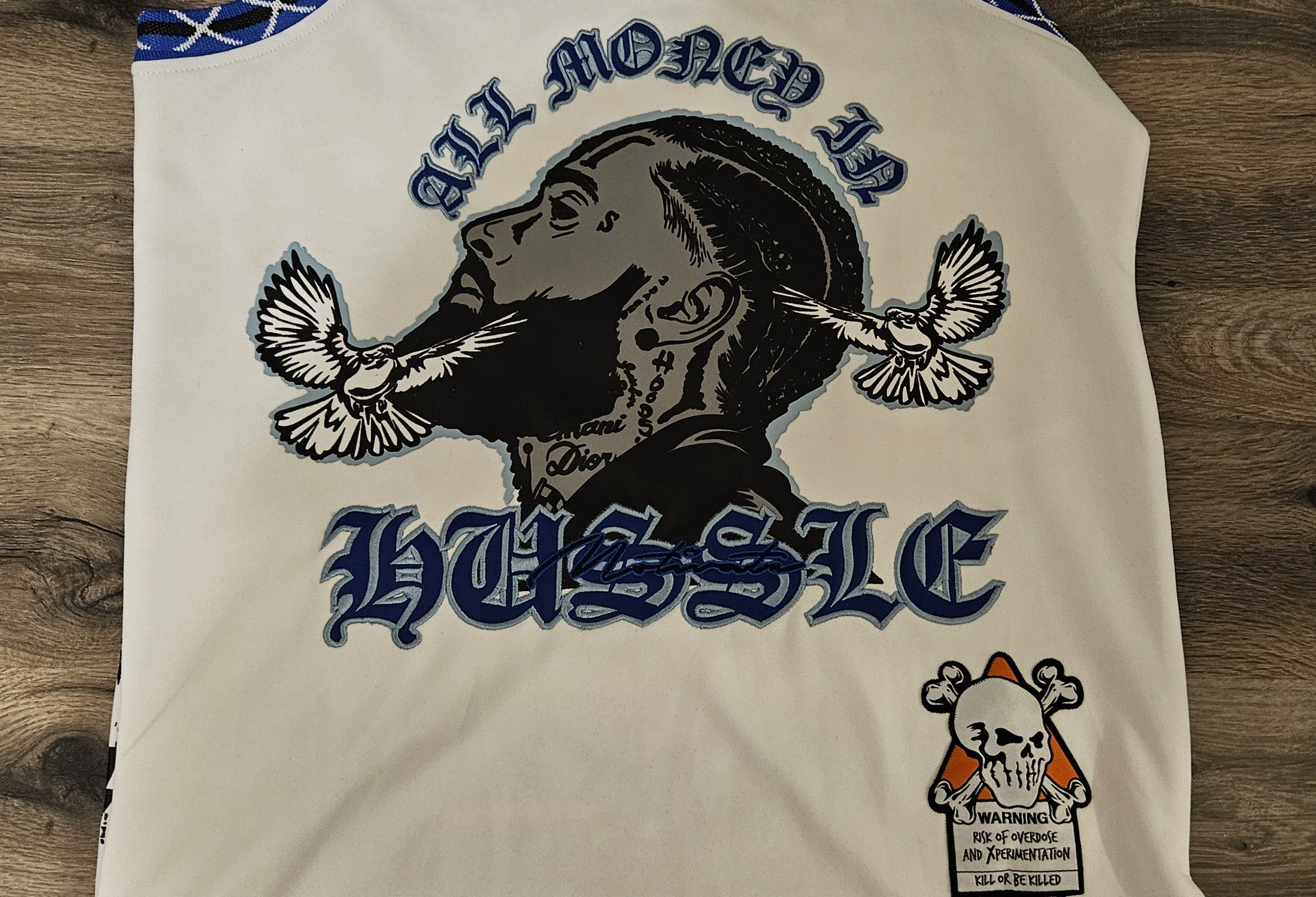 Other Nipsey Hussle- All money in hussle Jersey- Brand X Size US XS / EU 42 / 0 - 3 Thumbnail