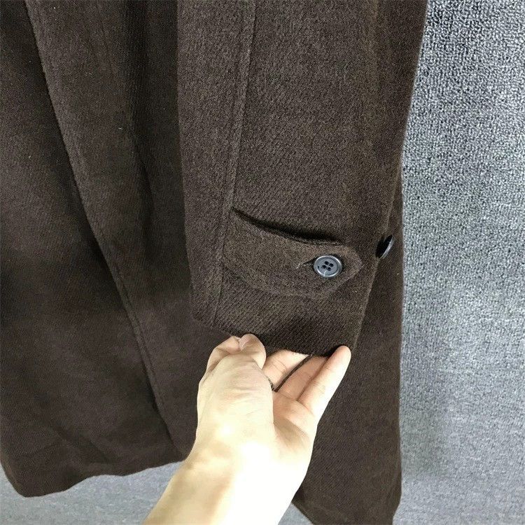 Issey Miyake Issey Miyake A long coffee-colored coat Size US L / EU 52-54 / 3 - 4 Thumbnail