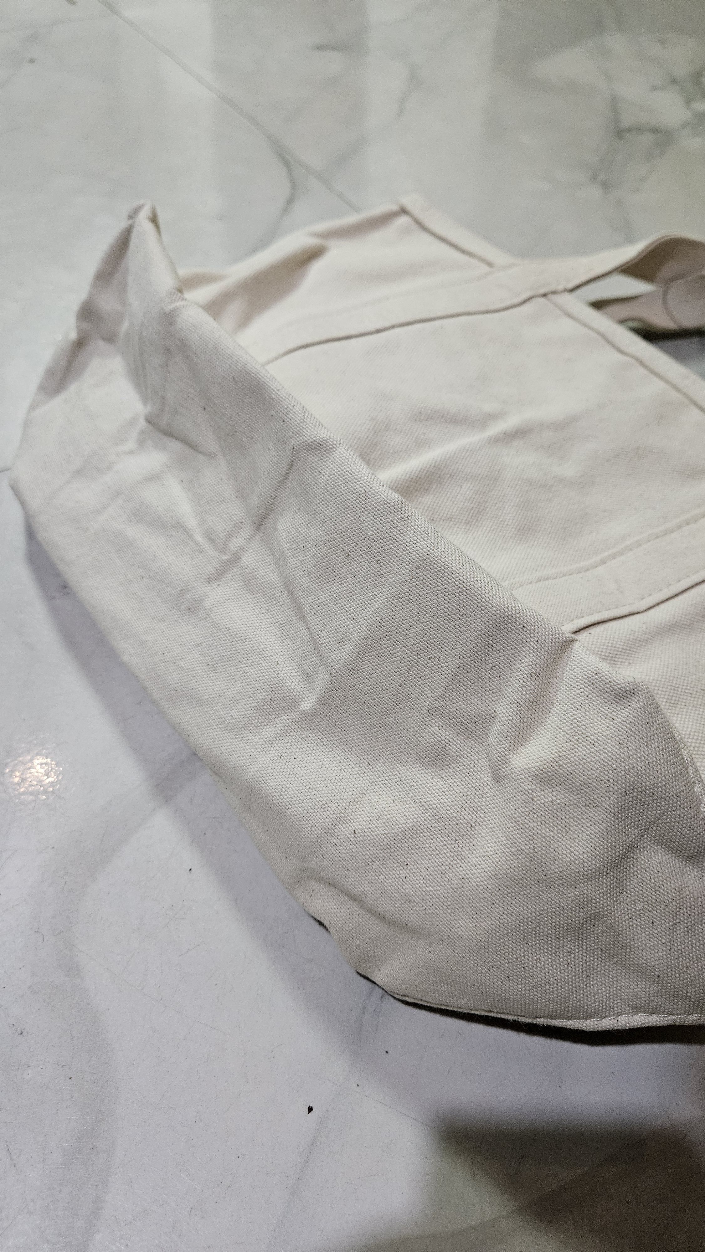 Polo Ralph Lauren NWOT Polo Ralph Lauren Coffee Canvas Tote Bag Neutral Size 26 - 6 Thumbnail