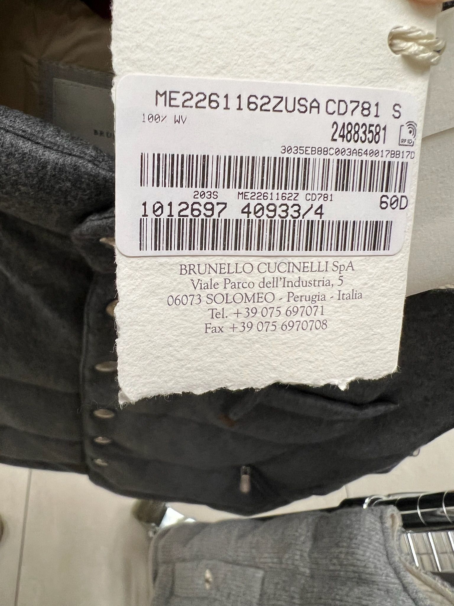 Brunello Cucinelli o1w1db10125 Padded Vest in Dark Grey Size US S / EU 44-46 / 1 - 5 Thumbnail