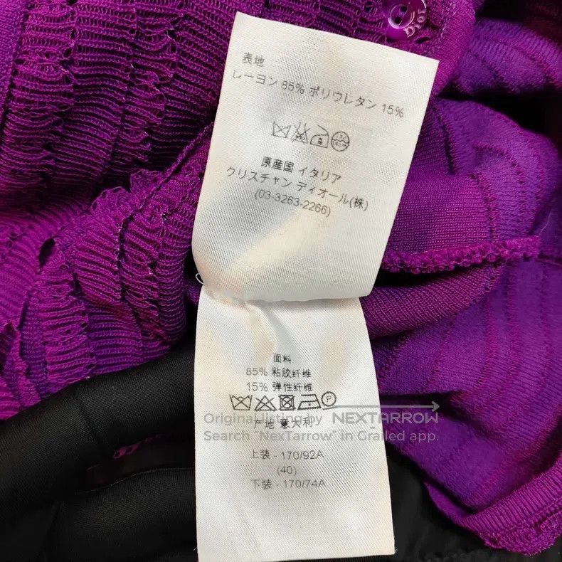 Dior Dior Purple long sleeves Size S / US 4 / IT 40 - 6 Thumbnail