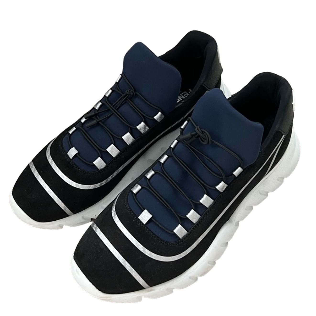 Fendi Fendi Men’s Neoprene Blue/White/Silver Slip-On Sneakers Size US 8 / EU 41 - 6 Thumbnail