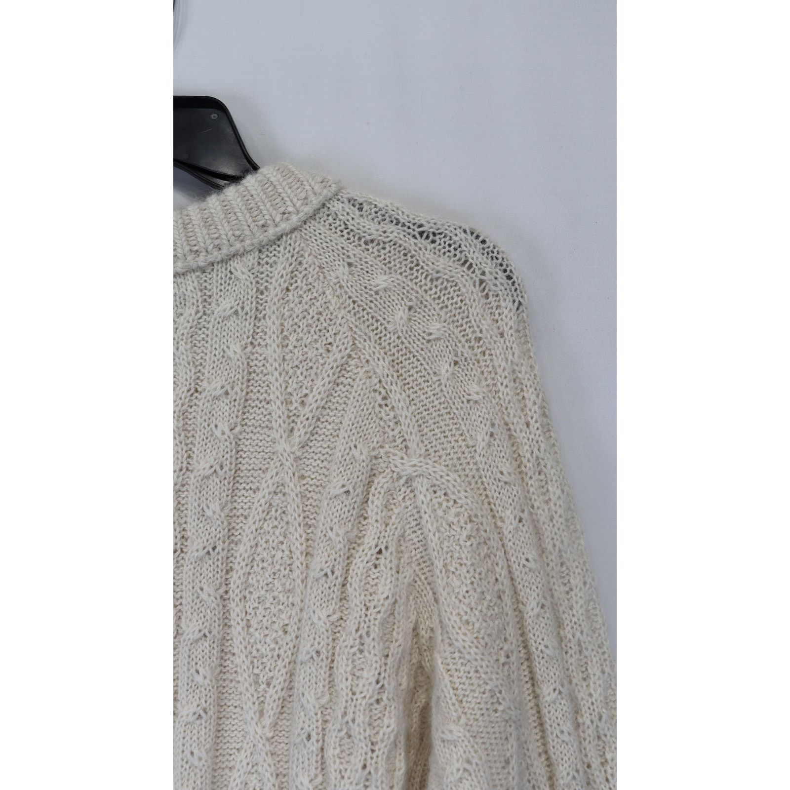 Bottega Veneta o1rshd1 MW Alpaca Aran Knitwear Sweater in Bone Size US L / EU 52-54 / 3 - 11 Thumbnail