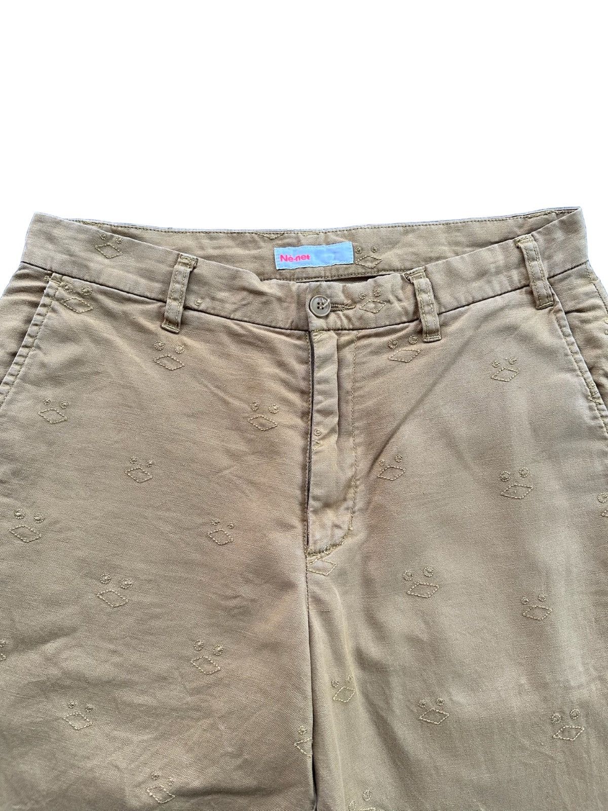 Issey Miyake × Japanese Brand × Ne-Net Ne-Net Issey Miyake Monogram Pants Size US 31 - 2 Thumbnail