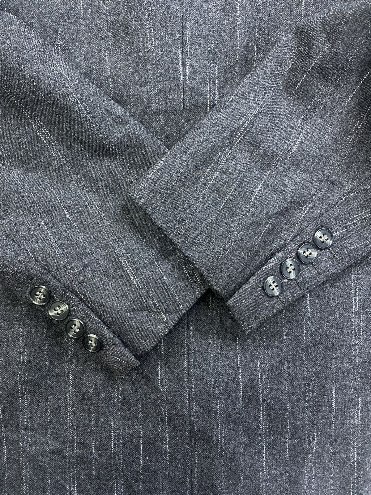 Christian Dior Monsieur 🔥 Christian Dior Wool Striped Blazer Size US M / EU 48-50 / 2 - 8 Thumbnail
