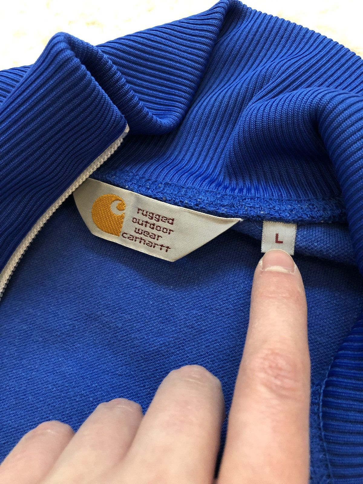 Carhartt × Vintage Sweatshirt Carhartt Vintage Zipped Small Logo Size US L / EU 52-54 / 3 - 3 Thumbnail