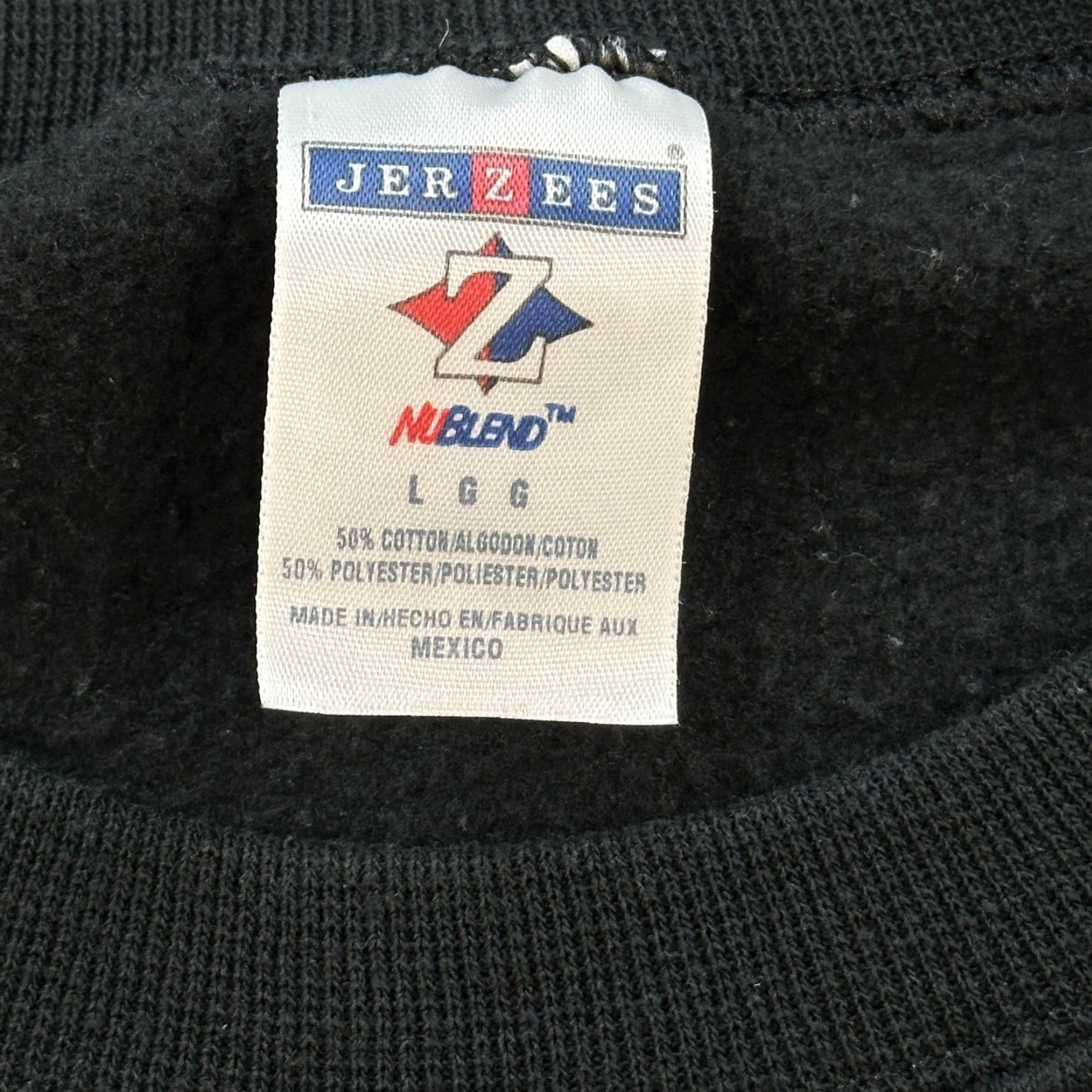 Jerzees VINTAGE Jerzees Sweatshirt Mens L Black Bald Eagle Graphic Pullover Y2K Shirt Mens Large Black Bald Eagle 90s USA Graphic Print Pullover Hoodie? Size US L / EU 52-54 / 3 - 7 Thumbnail