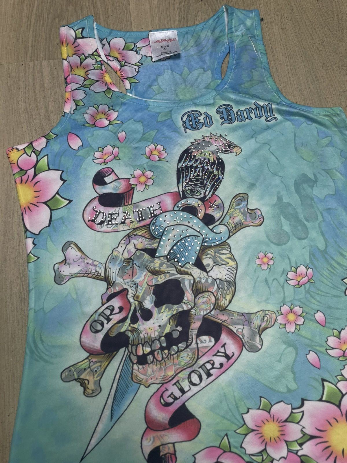 Ed Hardy Ed hardy vintage 90s USA street fashion style rare Size L / US 10 / IT 46 - 3 Thumbnail