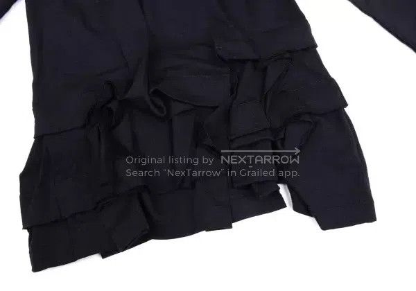 Comme des Garcons Comme des Garcons Navy vintage lace-trimmed top Size S / US 4 / IT 40 - 7 Thumbnail