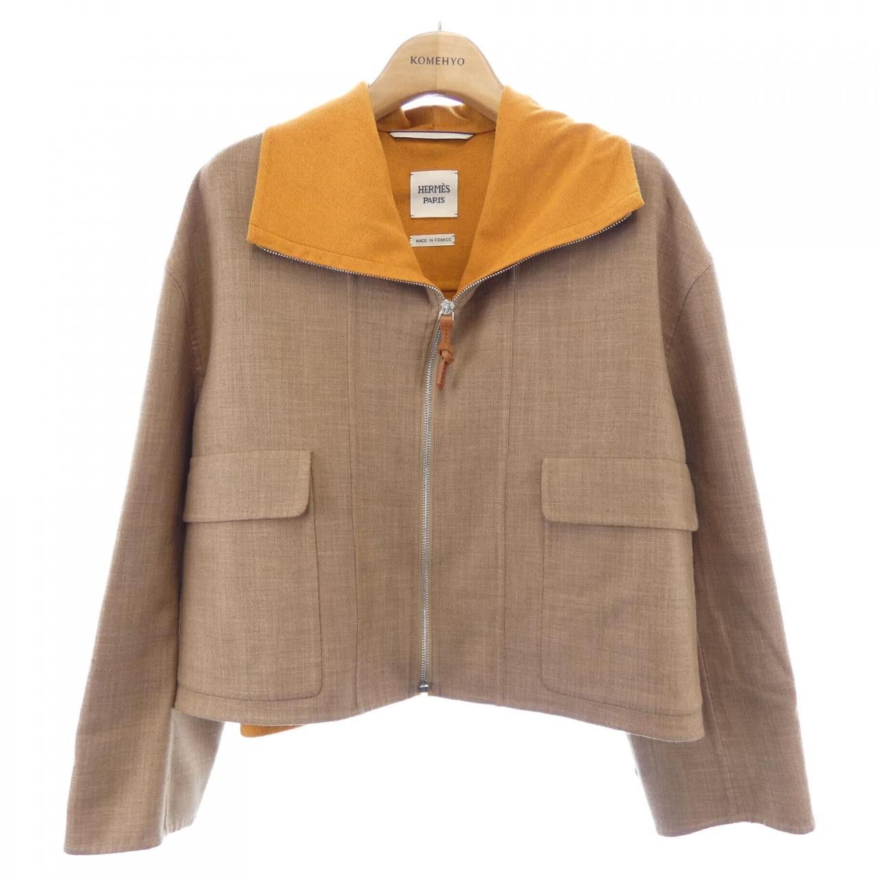 Hermes Hermes Hermes Cashmere Jacket Textile Outerwear DUTY FREE for USA Size ONE SIZE - 1 Thumbnail