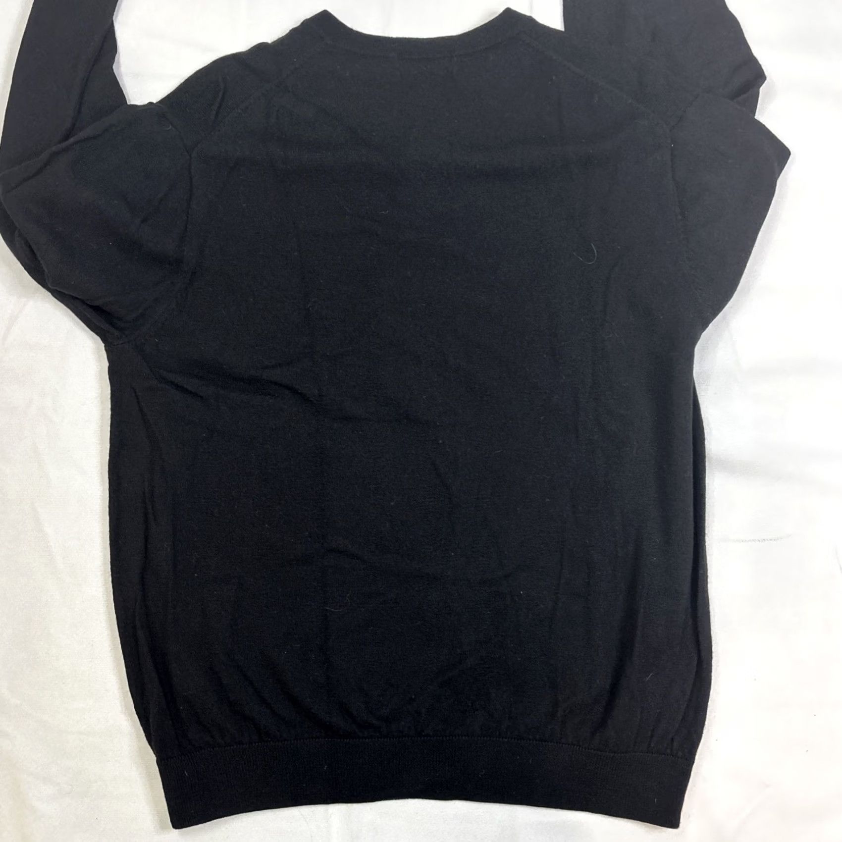 Vintage Bruno Ferraro V Neck Sweater Men’s XL Black Merino Wool Size US XL / EU 56 / 4 - 4 Thumbnail