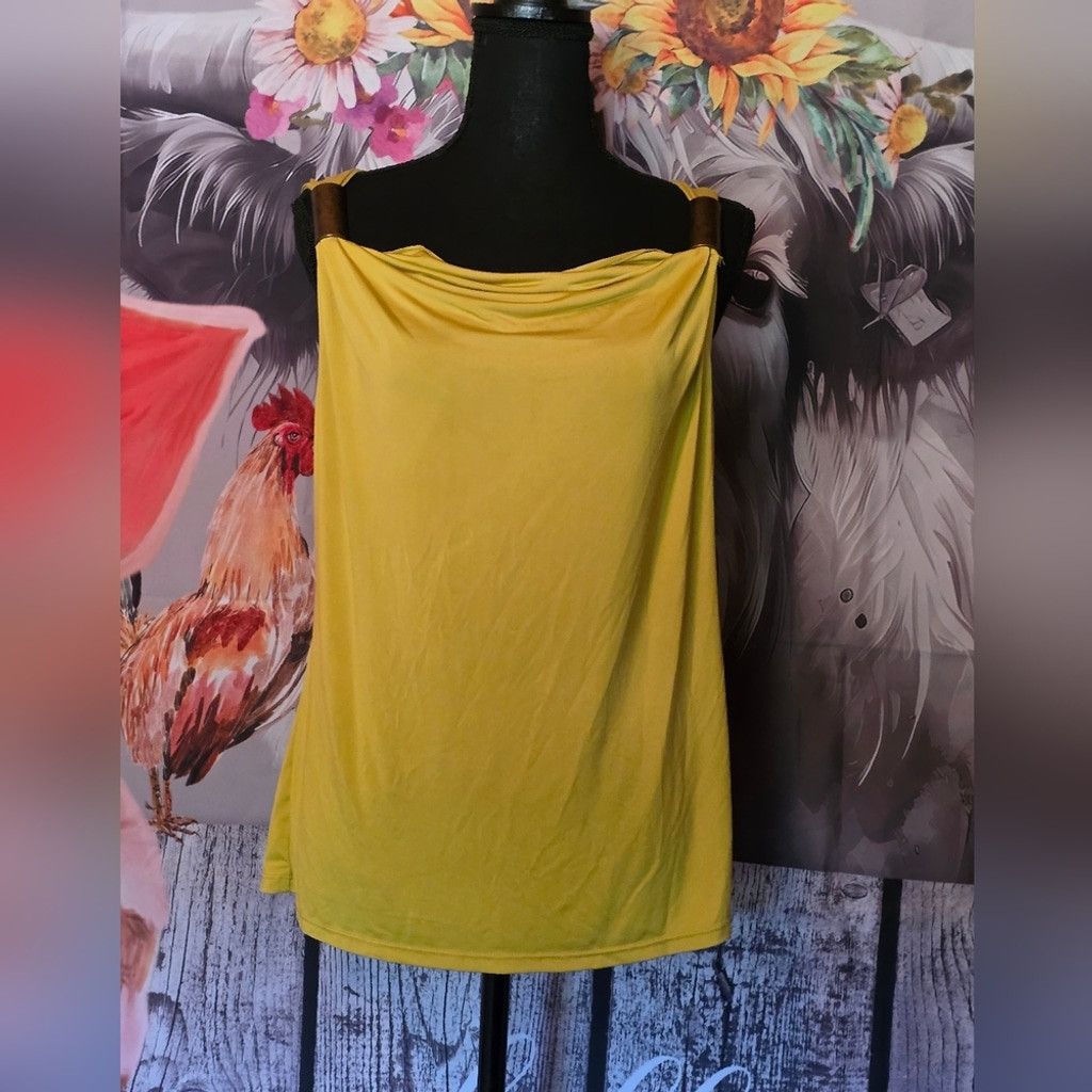 Worthington Y2k Original Vintage Worthington Sunny Yellow Blouse Size L / US 10 / IT 46 - 1 Thumbnail
