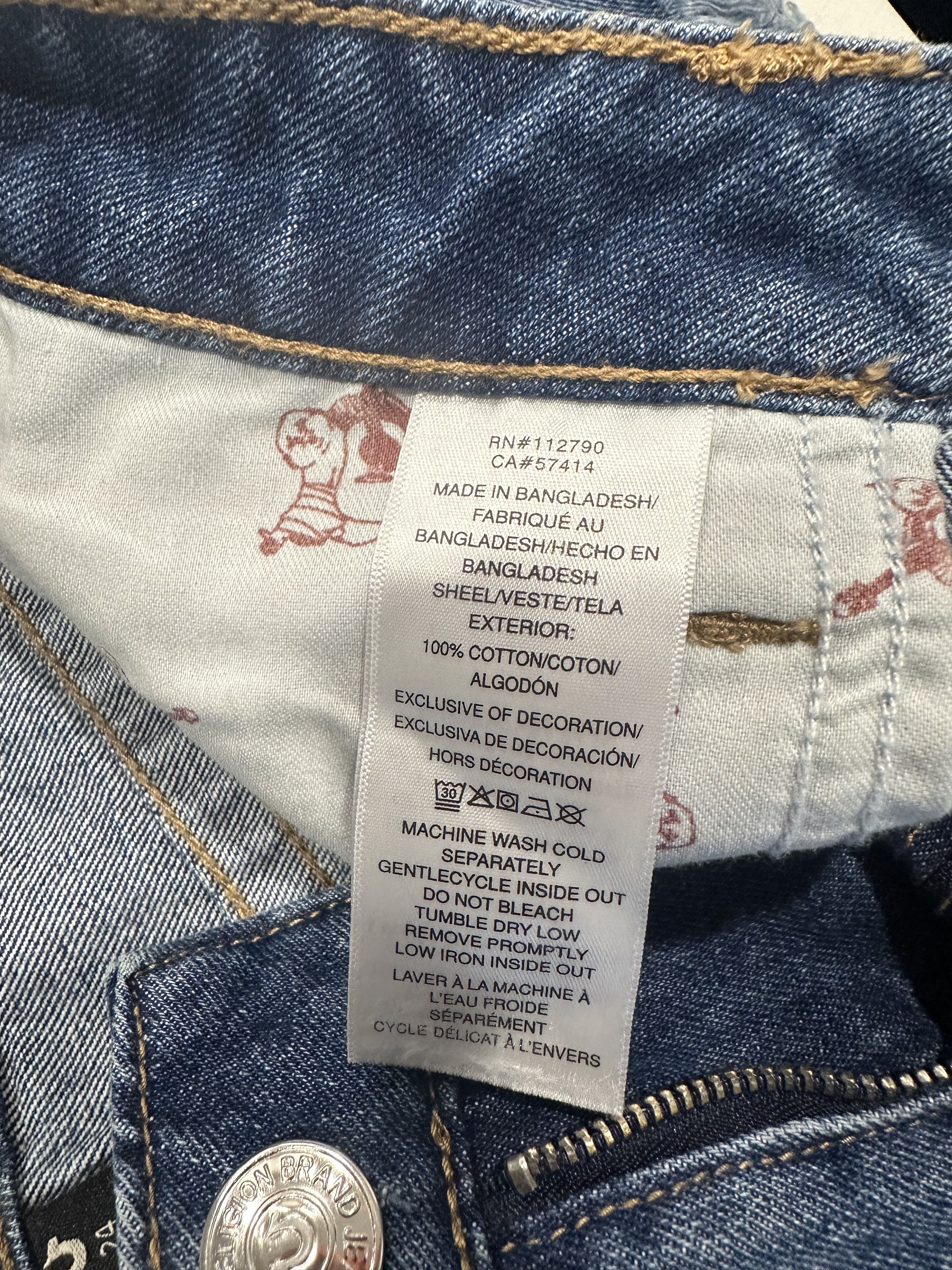 True Religion Mid Rise Booty Short Size 24" / US 00 / IT 34 - 4 Thumbnail