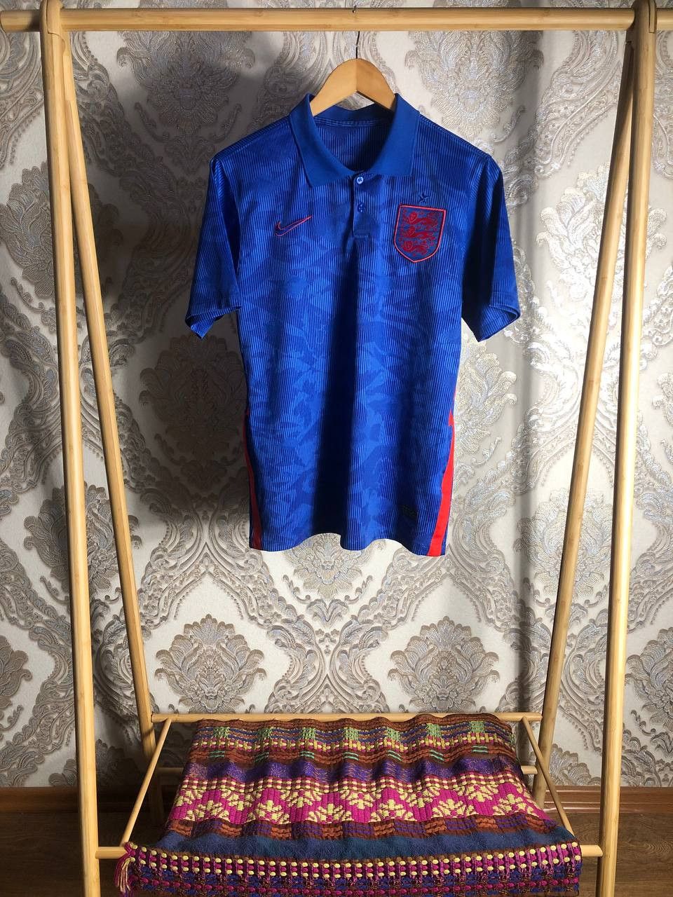 Vintage Very Rare Nike England Retro Soccer Jersey Manchester Y2K Size US M / EU 48-50 / 2 - 2 Thumbnail