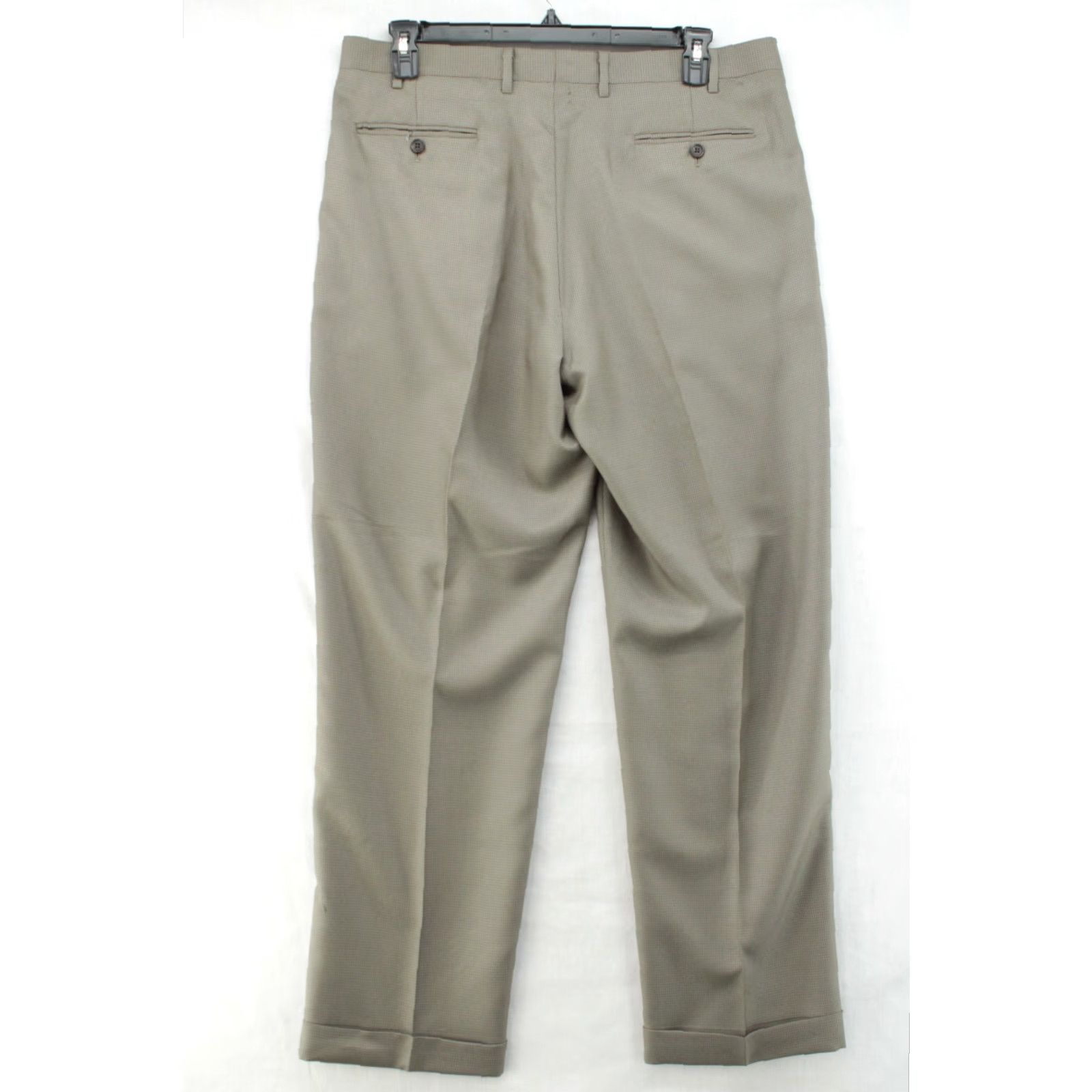 Ralph Lauren Ralph Lauren Dress Pants Men's 38x32 Green Pleated Cuffed Straight Office Wear Size US 38 / EU 54 - 4 Thumbnail