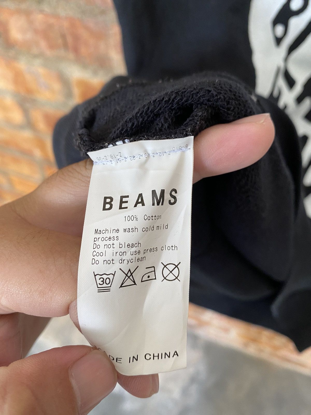 Beams Plus Vtg BEAM Skull Black Humours and Black Heart hoodie Size US M / EU 48-50 / 2 - 9 Thumbnail