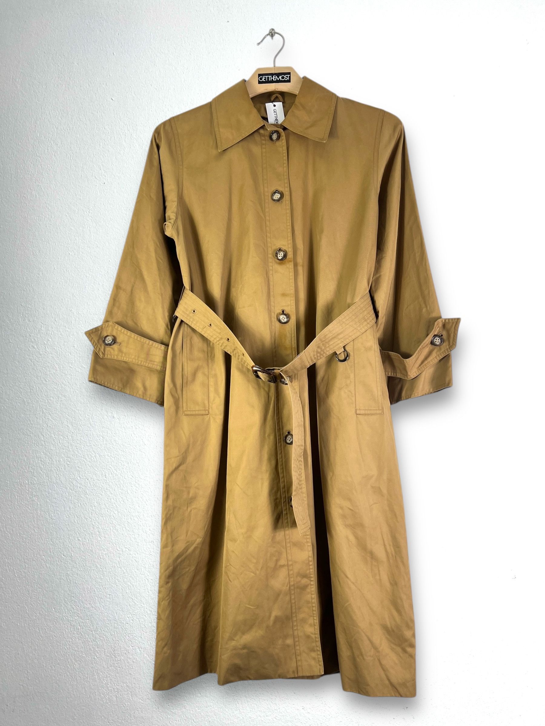 Yves Saint Laurent Vintage Yves Saint Laurent Trench Coat GTMP212 Size S / US 4 / IT 40 - 1 Thumbnail