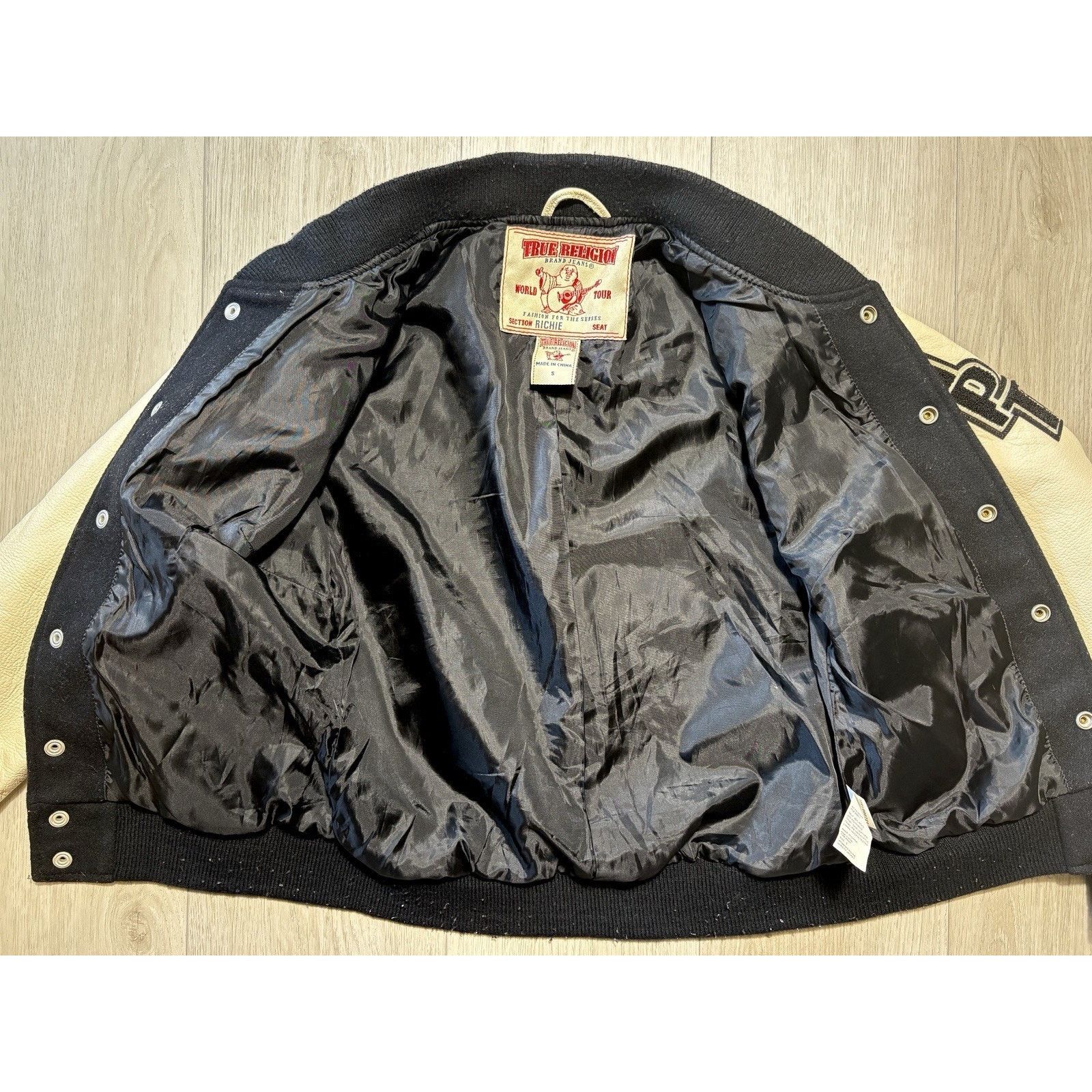 True Religion Y2K True Religion Varsity Letterman Jacket Wool Womens Small Size S / US 4 / IT 40 - 4 Thumbnail