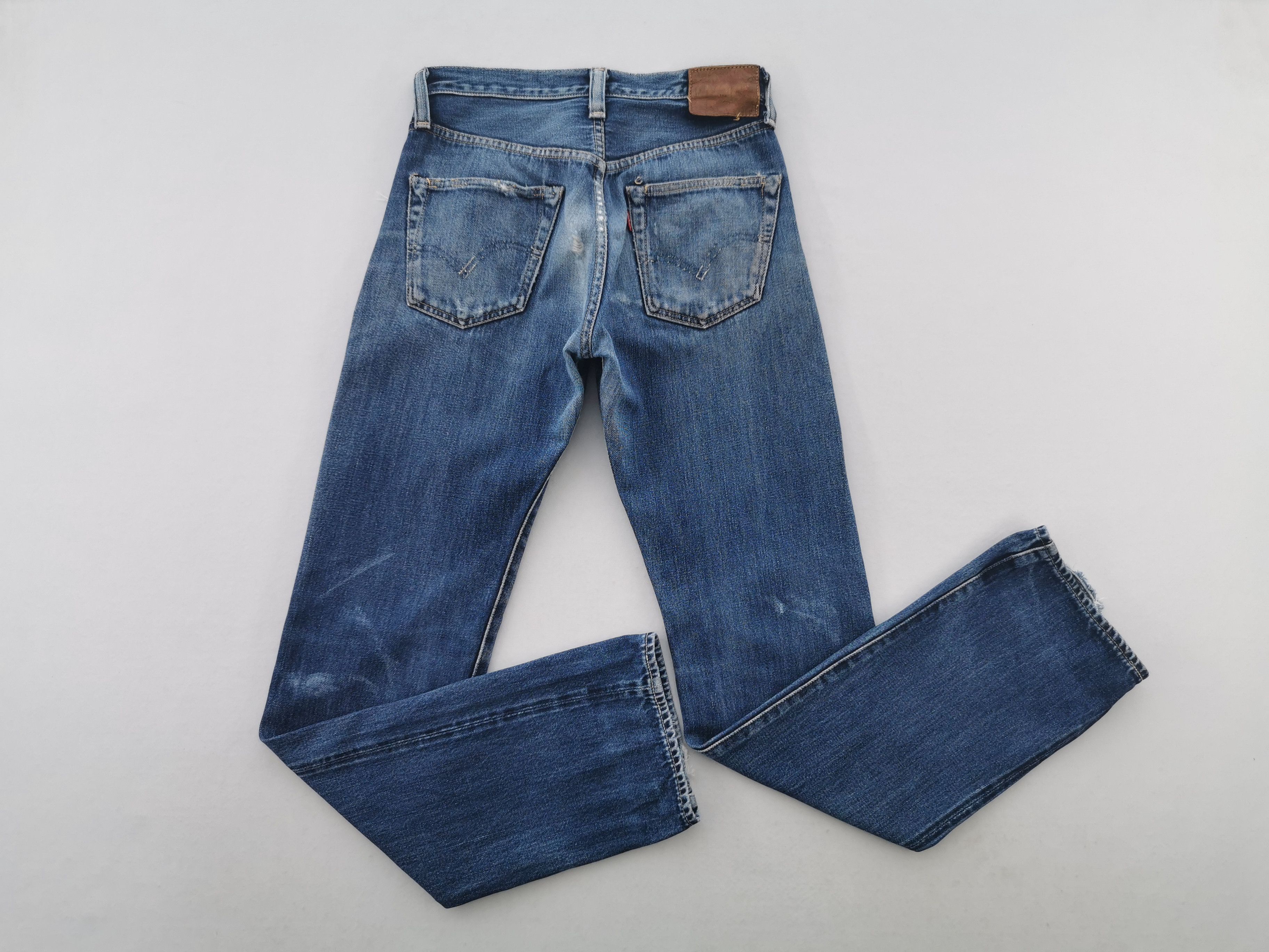 Levi's Distressed Vintage 90s Levis Lot 501 Big E Selvedge Denim Size US 29 - 5 Thumbnail