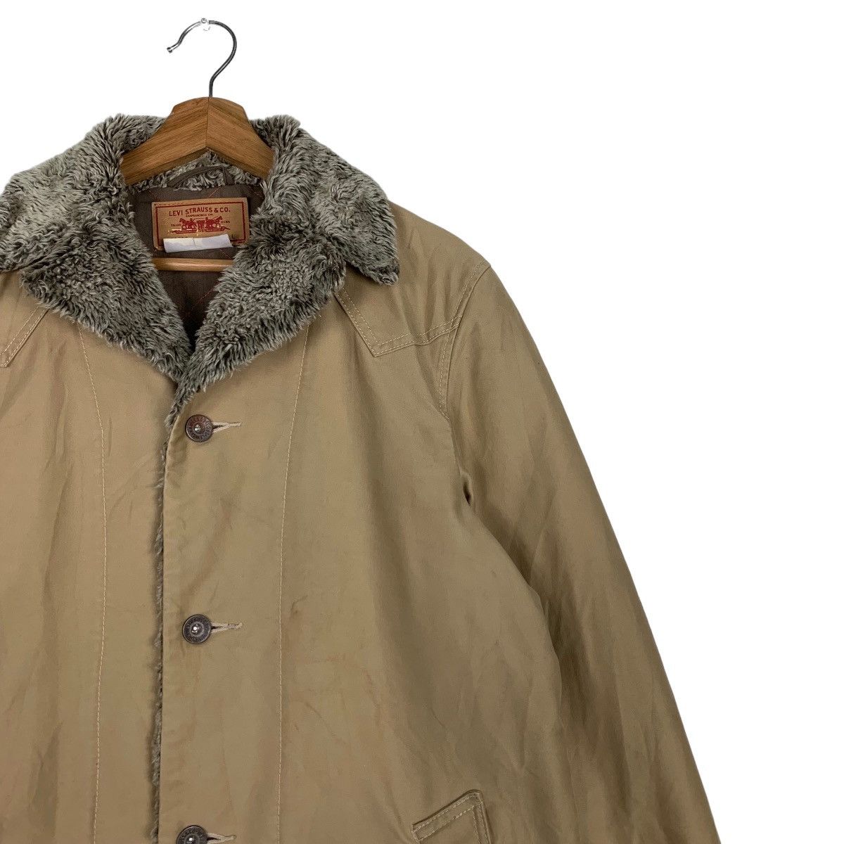 Levi's LEVIS Fur Collar Work Jacket #0036-C3 Size US L / EU 52-54 / 3 - 5 Thumbnail