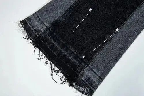 Other Splashing Ink Wide Leg Denim Flare Pants Size US 30 / EU 46 - 4 Thumbnail
