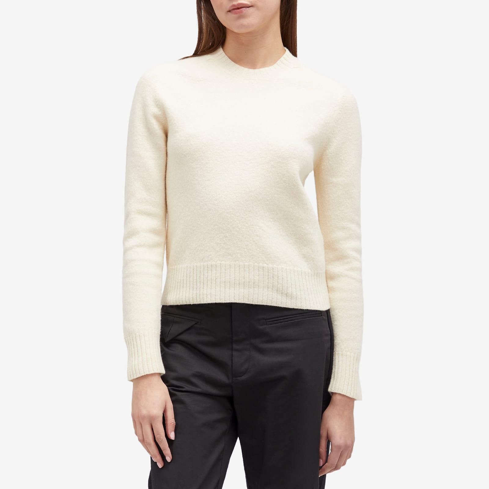Jil Sander o1s22i1n0125 Wool crewneck Sweater in Beige Size XXS / US 00 / IT 34 - 6 Thumbnail