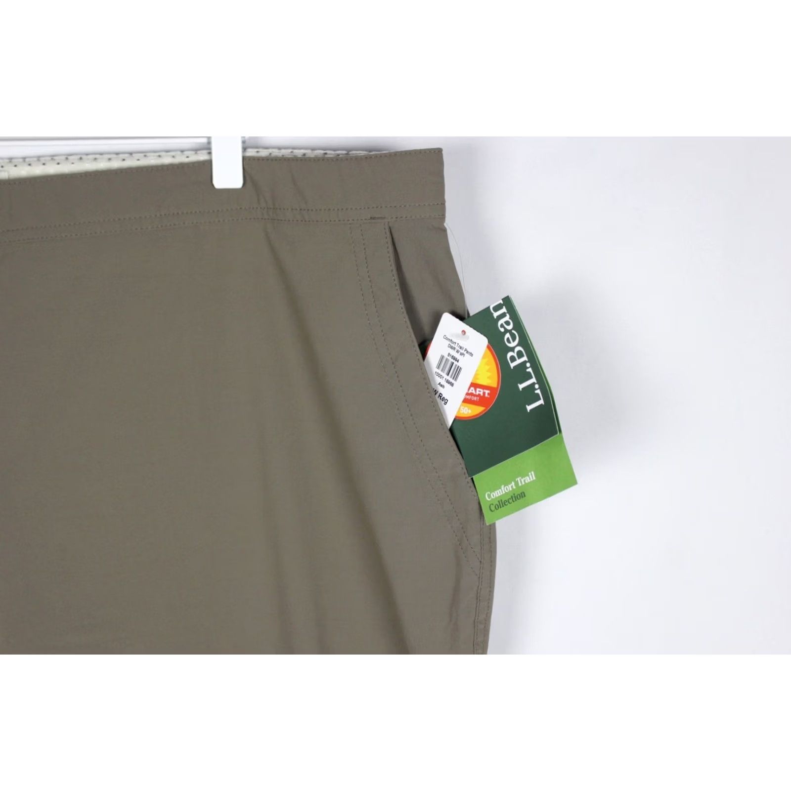 Vintage VINTAGE LL Bean Women's Comfort Trail Pants Water Repellent 20W Red Ash Brown Size 42" / US 20 - 4 Thumbnail