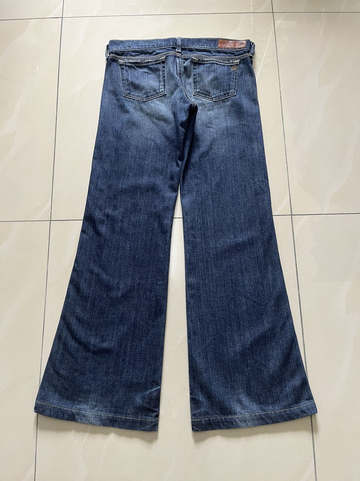 Tornado Mart Flare Jean black by moussy baggy low rise made in Japan F1 Size US 30 / EU 46 - 6 Thumbnail