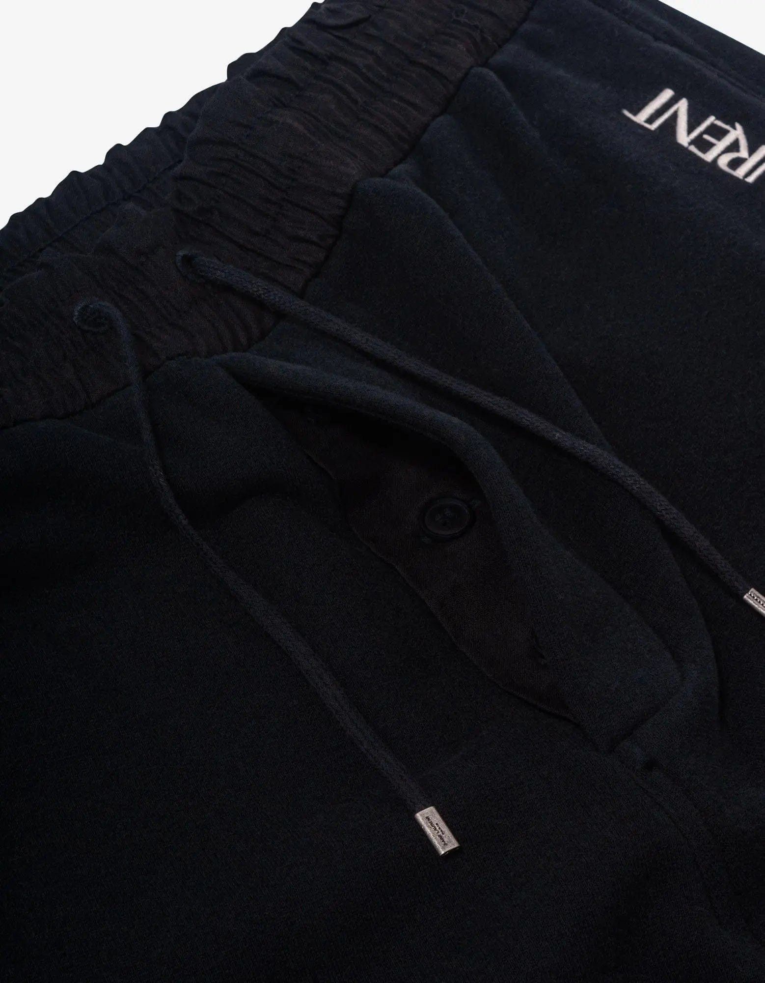 Saint Laurent Paris Saint Laurent Black Logo Sweat Shorts Size US 32 / EU 48 - 3 Thumbnail