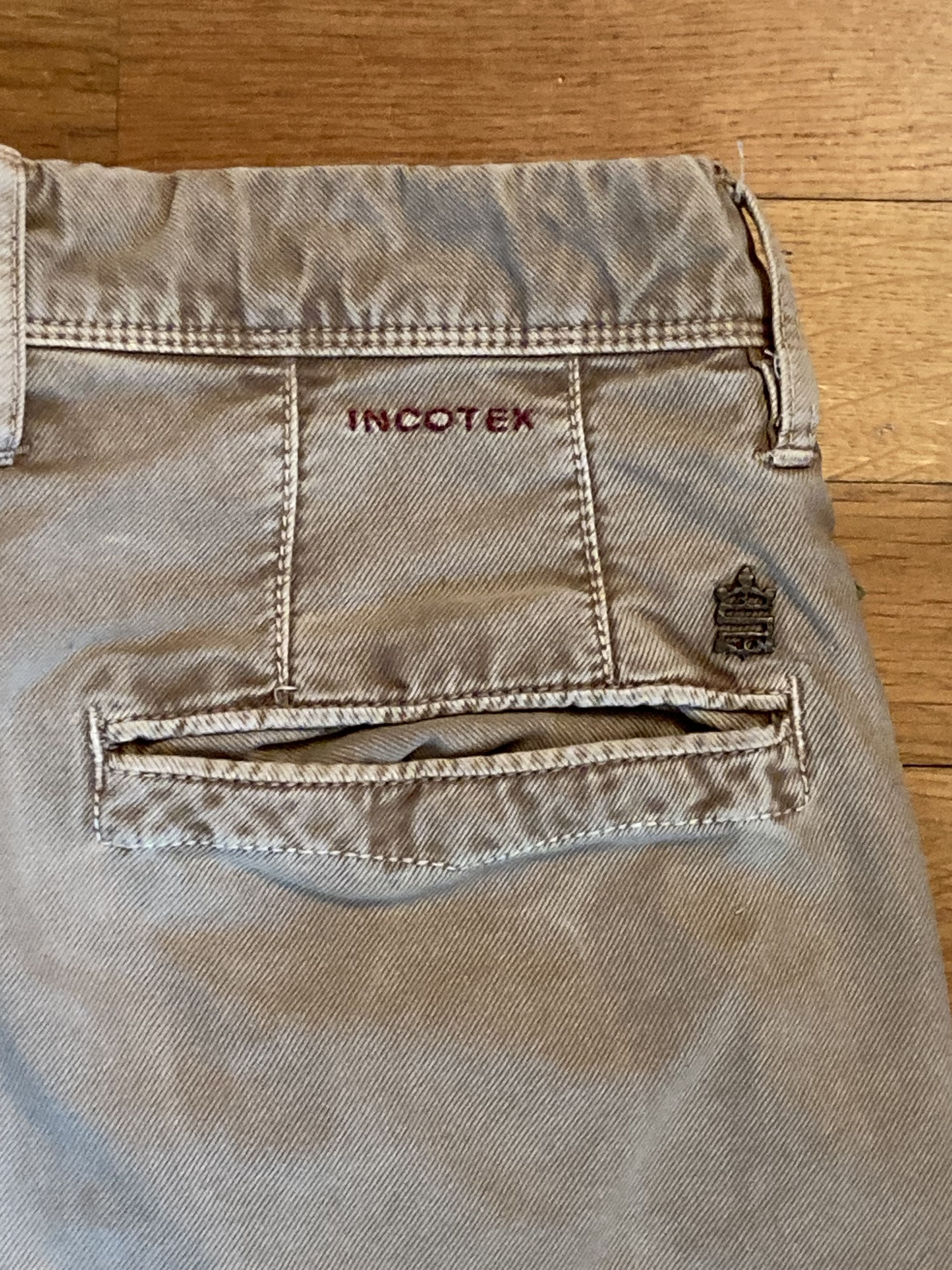 Incotex INCOTEX slim fit chino pants size 32/48 in tricochino beige Size US 32 / EU 48 - 8 Thumbnail
