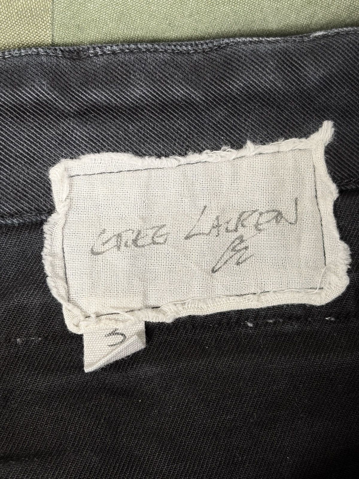 Greg Lauren Black Stretch Work Pants Size US 36 / EU 52 - 4 Thumbnail