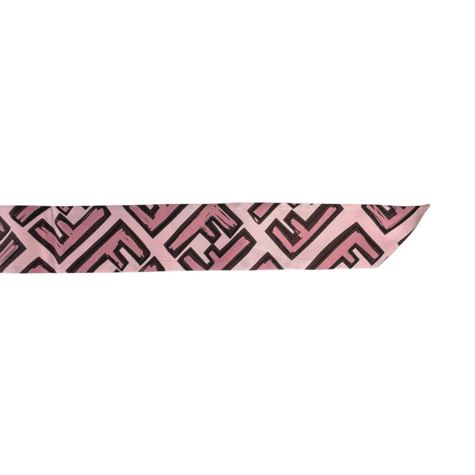 Fendi Fendi Zucca Pink Twilly Size ONE SIZE - 5 Thumbnail