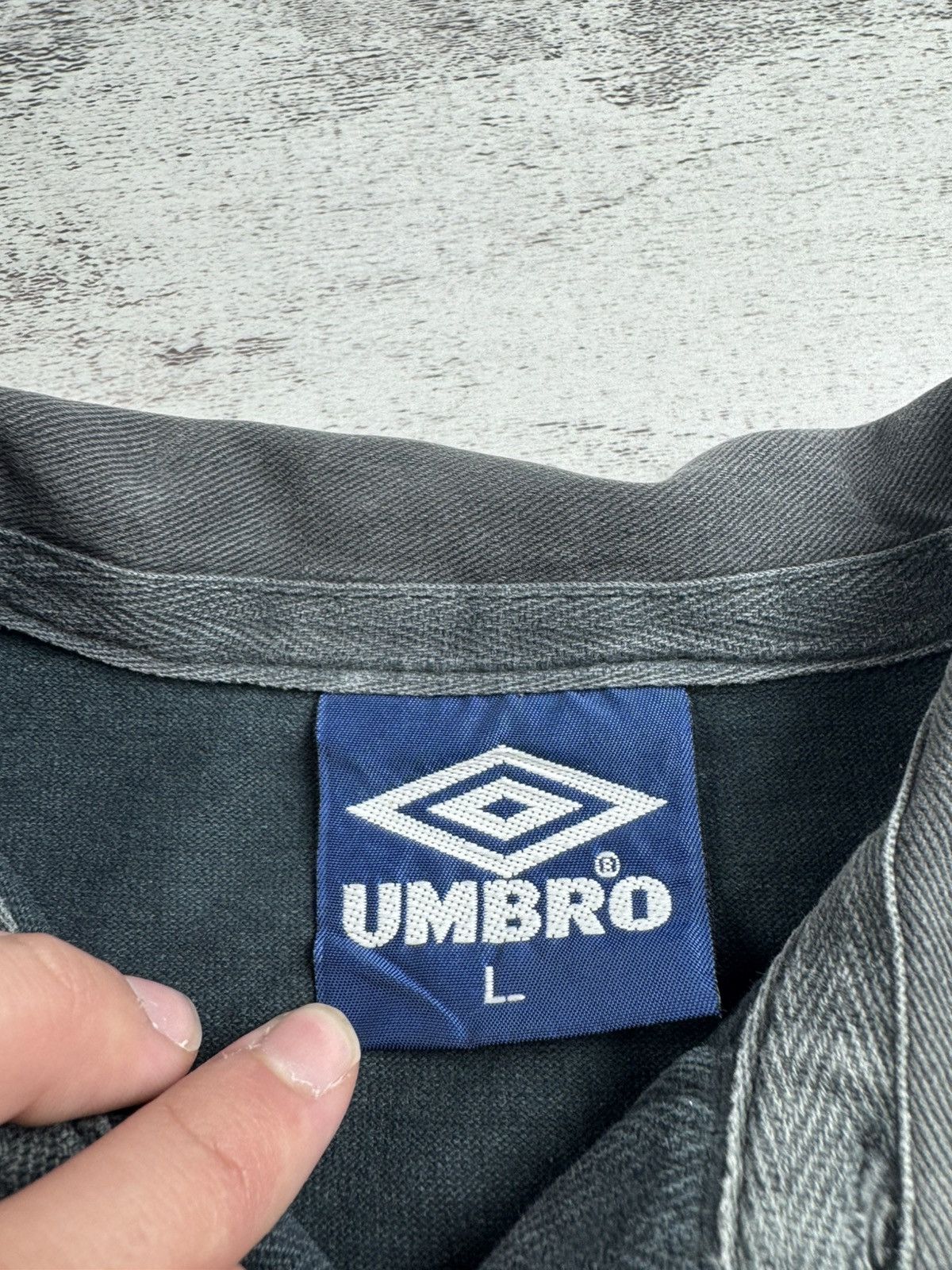 Umbro UMBRO NEW ZEALAND Rugby Thrashed Sportswear Large Gray Sweatshirt Pullover Size US L / EU 52-54 / 3 - 10 Thumbnail