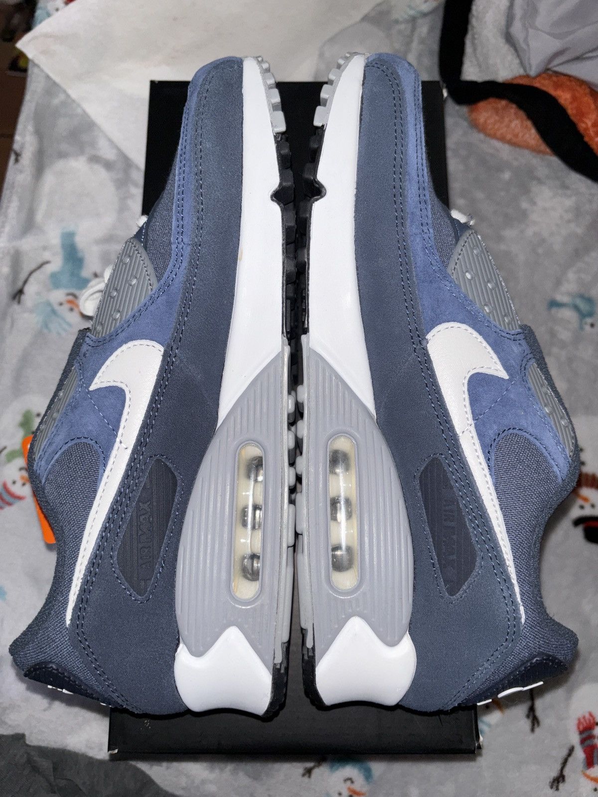 Nike Nike Air Max 90 Premium Obsidian 2021 Size US 10 / EU 43 - 5 Thumbnail