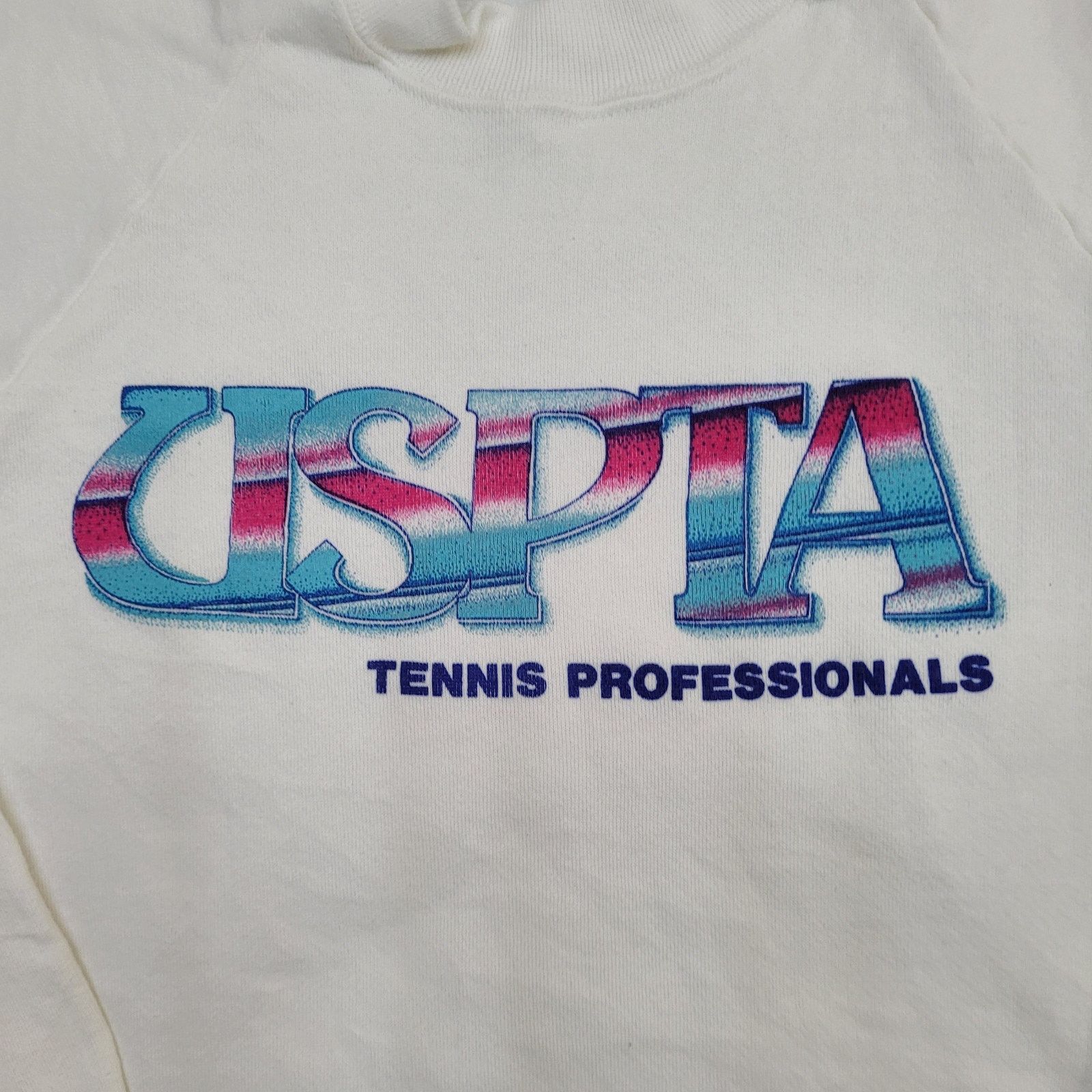 Jerzees VTG 80s USPTA Tennis Professionals Sweatshirt XS/S 17x23 USA Size US XS / EU 42 / 0 - 3 Thumbnail