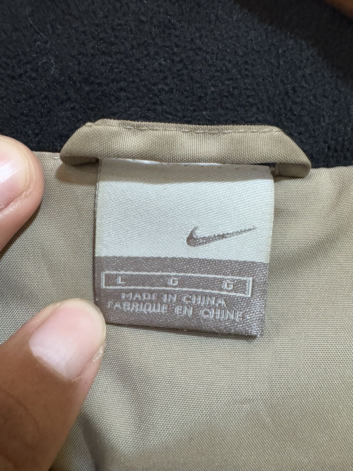 Nike × Vintage Vintage Nike Small Logo Brown Jacket Size US L / EU 52-54 / 3 - 7 Thumbnail