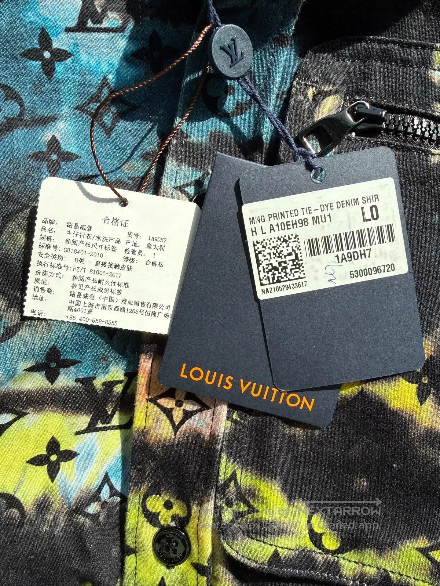 Louis Vuitton louis vuitton neon patterned denim jacket. Size US L / EU 52-54 / 3 - 4 Thumbnail