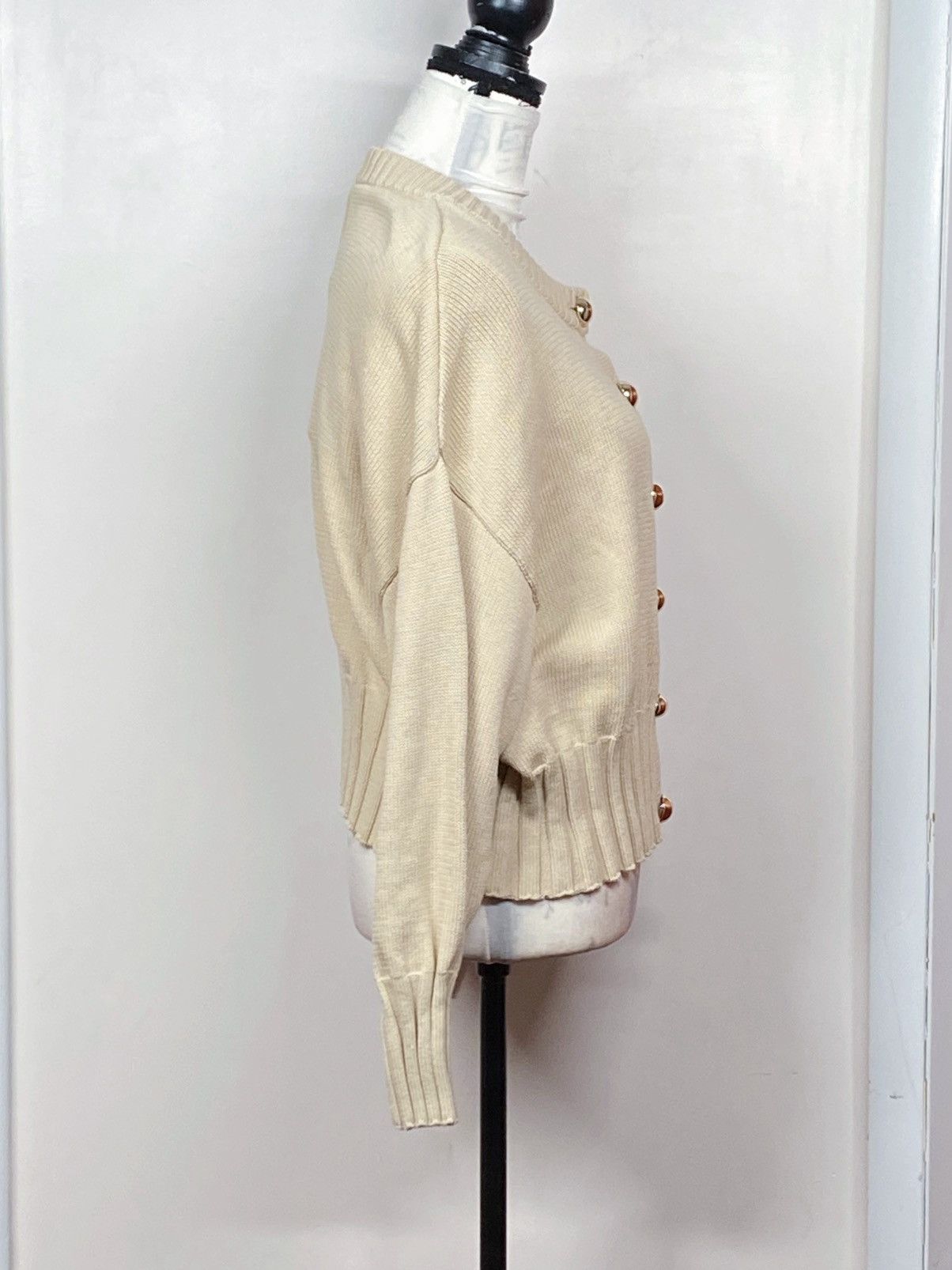 Altuzarra Altuzarra Natural Cotton And Silk-Blend Cardigan size L Size L / US 10 / IT 46 - 7 Thumbnail